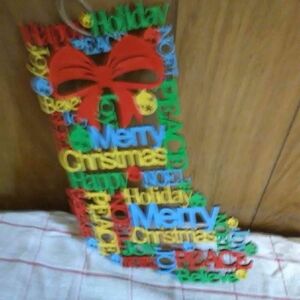 Colorful Christmas Wall Hanging